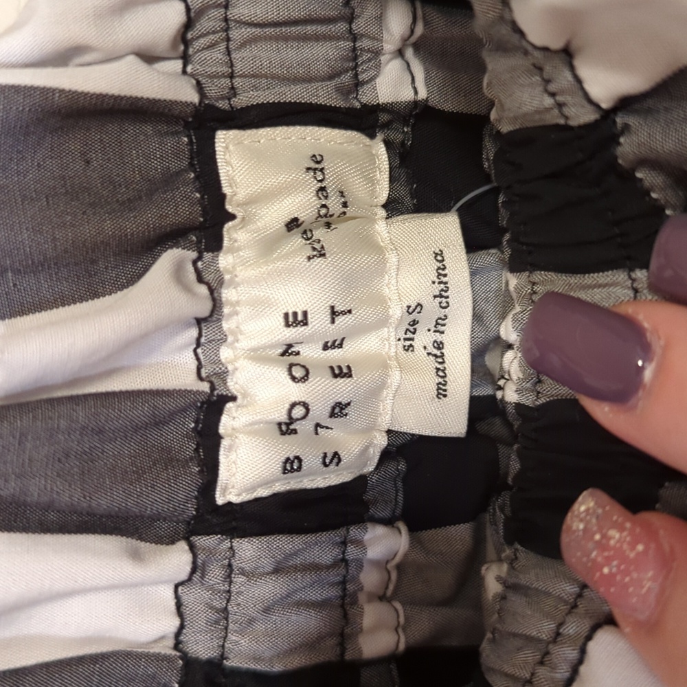 NWT Kate Spade Broome Street Collection Checkered Gingham Skirt Size Small - Picture 4 of 8